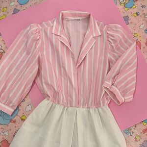 Vintage 80s Barbiecore dress